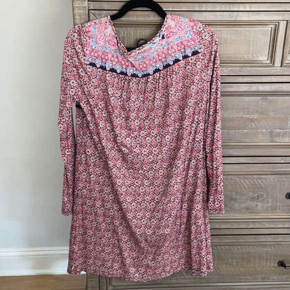 NWOT Lucky Brand boho shift dress - Picture 4 of 5